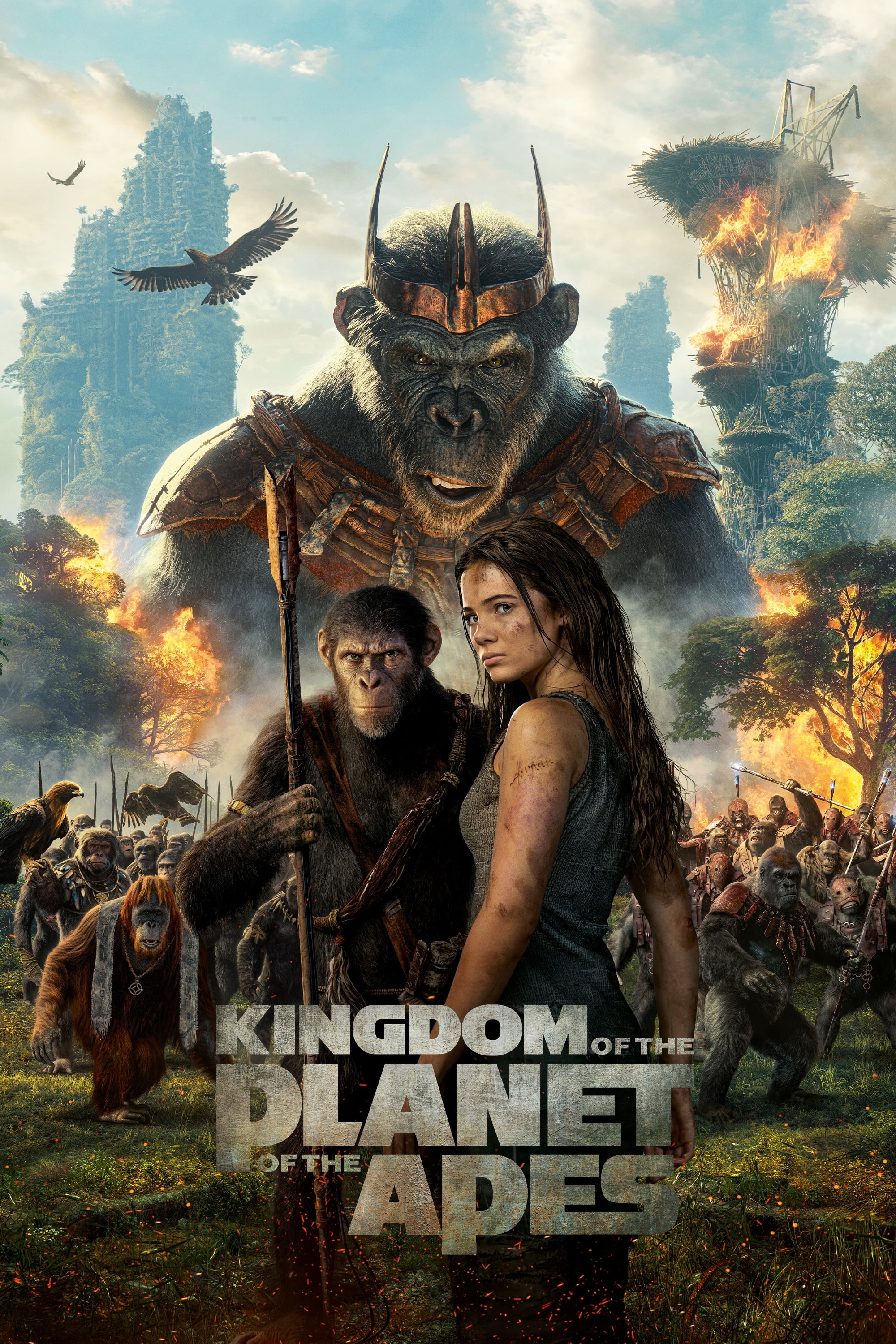 Kingdom of the Planet of the Apes (2024) poster - Allmovieland.com